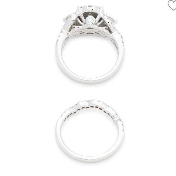 *SOLD*14k white gold diamond wedding set - Picture 12 of 12